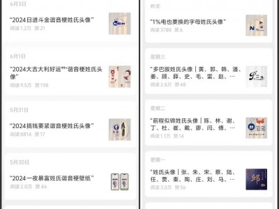 姓氏头像做公众号流量主，月入5000